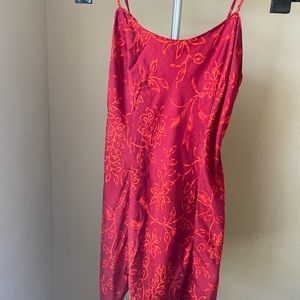Victoria Secret %100 silk slip dress.